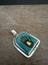 Load image into Gallery viewer, The Hand of the Maker 4, Coisonne Enamel Medallion