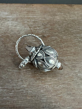 Load image into Gallery viewer, Vintage crystal and Citrine dragon egg medallion