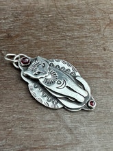 Load image into Gallery viewer, Jewel Cat with Garnets