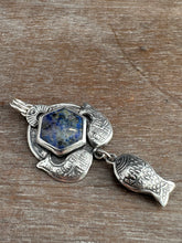 Load image into Gallery viewer, Lapis Lazuli Fish Necklace