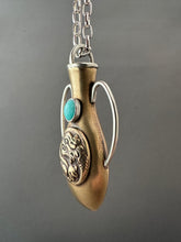 Load image into Gallery viewer, Vessel with Dragon and Amazonite