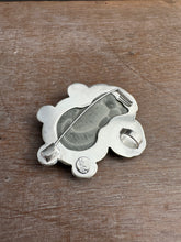 Load image into Gallery viewer, Fairy stone Pendant/Brooch with tourmalines and a pearl