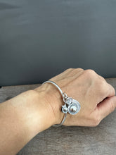 Load image into Gallery viewer, Sterling silver Jingle bangle