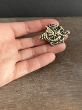 Load image into Gallery viewer, Dragon medallion scatter pin, lapel pin, tack