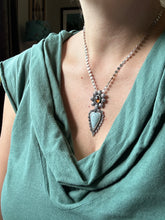 Load image into Gallery viewer, Leland Blue and Montana agate Sacred Heart