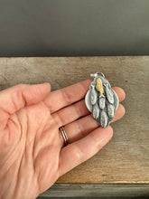 Load image into Gallery viewer, Silver fish parable pendant
