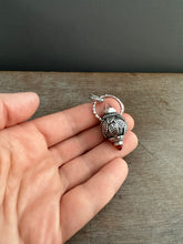 Load image into Gallery viewer, Vintage crystal and citrine dragon egg medallion