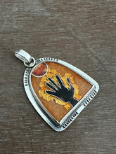 Load image into Gallery viewer, The Hand of the Maker 3, Coisonne Enamel Medallion