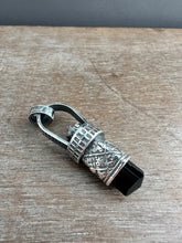 Load image into Gallery viewer, Tourmaline Crystal and Vintage Swarovski Medallion