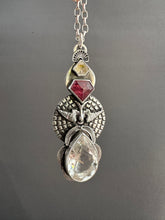 Load image into Gallery viewer, Rutilated quartz bird medallion
