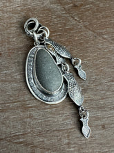 Load image into Gallery viewer, Lake Erie Beach Stone Fish Parable Pendant 3.
