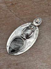 Load image into Gallery viewer, Hypersthene Owl Pendant