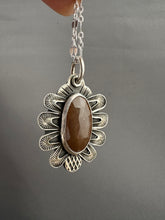 Load image into Gallery viewer, Orange Sapphire Pendant