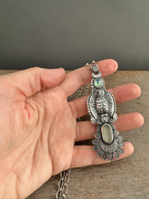 Load image into Gallery viewer, Helen the owl and a moonstone
