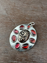 Load image into Gallery viewer, Bronze Water dragon with garnets and tourmaline