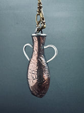 Load image into Gallery viewer, Amphora Pendant with etched hand drawing