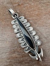 Load image into Gallery viewer, Obsidian and Dove pendant