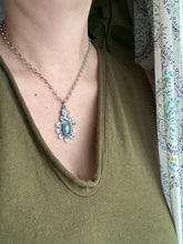 Load image into Gallery viewer, Wild horse with Aquamarine