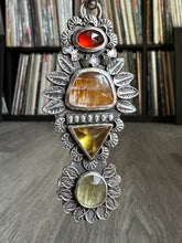 Load image into Gallery viewer, Elaborate cacoxenite pendant