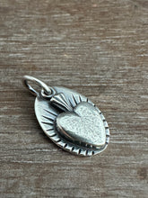 Load image into Gallery viewer, Tiny Silver Sacred Heart