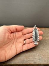 Load image into Gallery viewer, Obsidian and Dove pendant