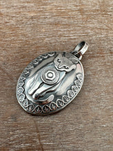 Load image into Gallery viewer, Double sided Jewel Cat with a golden sheen obsidian