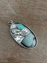 Load image into Gallery viewer, Wild horse on a crystal mountain