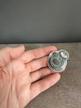 Load image into Gallery viewer, Fairy stone and grey spinel pendant
