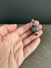 Load image into Gallery viewer, Vintage crystal and citrine dragon egg medallion