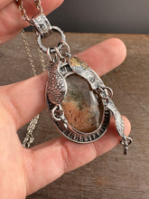 Load image into Gallery viewer, Lodalite Quartz Fish Parable Pendant 3