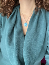 Load image into Gallery viewer, Our Lady of Lourdes Enameled pendant