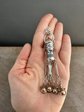 Load image into Gallery viewer, Handmade Bell Tassel with Quartz Crystal