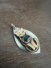 Load image into Gallery viewer, Kitty Pet with Millefiori Glass