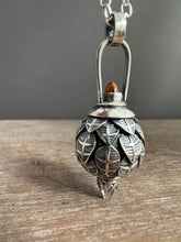 Load image into Gallery viewer, Vintage crystal and citrine dragon egg medallion