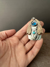 Load image into Gallery viewer, Silver cat with Angel Wings