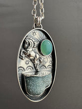 Load image into Gallery viewer, Wild horse on a crystal mountain