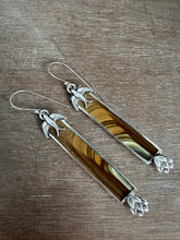 Load image into Gallery viewer, Bird and Brazilian Polychrome Jasper Earrings