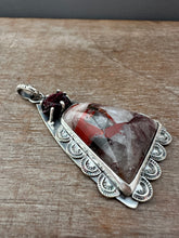 Load image into Gallery viewer, Rare Window Stone and Red Spinel crystal
