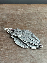 Load image into Gallery viewer, Jewel Cat with Garnets