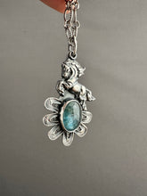 Load image into Gallery viewer, Wild horse with Aquamarine