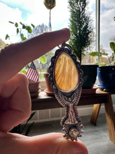 Load image into Gallery viewer, Angel with Sagenite in Agate and Citrine