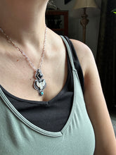 Load image into Gallery viewer, Mother of Pearl Bird Medallion