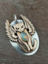 Load image into Gallery viewer, Kitty Pet with Wings and an Opal