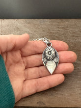 Load image into Gallery viewer, Carved moonstone medallion