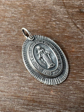 Load image into Gallery viewer, Solid Silver Miraculous Medal (Ready to ship) - limited quantity