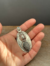 Load image into Gallery viewer, Hypersthene Owl Pendant