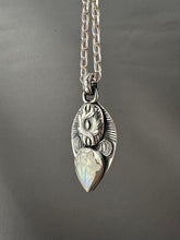 Load image into Gallery viewer, Carved moonstone medallion