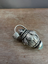 Load image into Gallery viewer, Dragon egg with Aquamarine and a vintage crystal