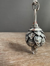 Load image into Gallery viewer, Vintage crystal and citrine dragon egg medallion