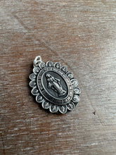 Load image into Gallery viewer, Miraculous Medal with a sacred heart on the back